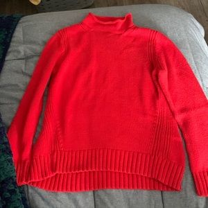 JCrew womens red sweater. Size large